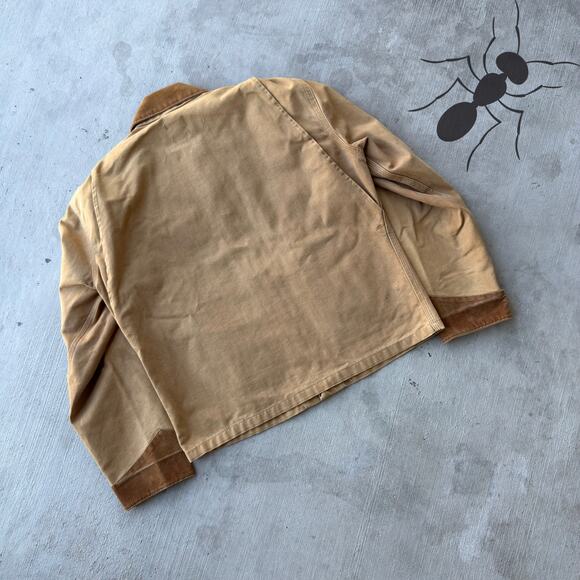 Carhartt brown button up chore work wear jacket - Picture 6 of 8